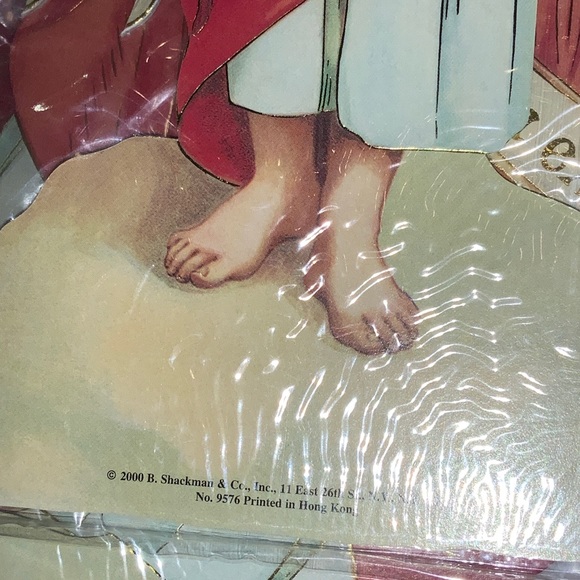 Christmas Gloria in Excelsis Deo by Shackman Angel Victorian Style Lot of 6 #B6 - Picture 4 of 6